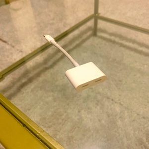 Authentic Apple iPhone lightning digital AV cable splitter/adapter.
